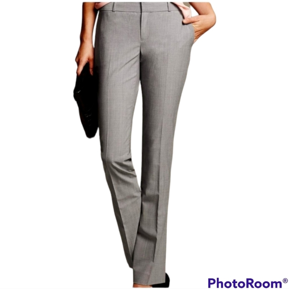 NWT* Banana Republic* Martin Fit* Pants* Gray/White* Sz 2
